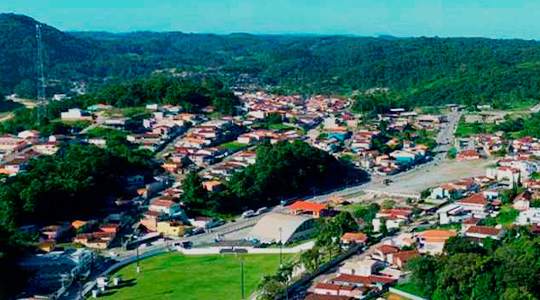 Vista aérea de Apiaí